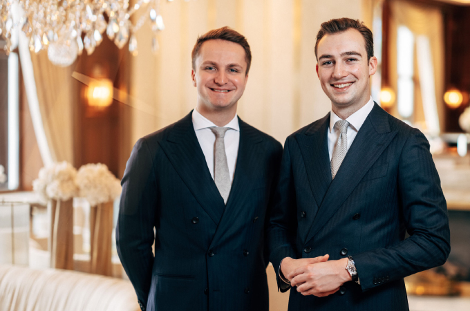 Concierges Linus Eckmann and Luis Hänßgen