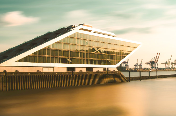 Dockland office building in Hamburg